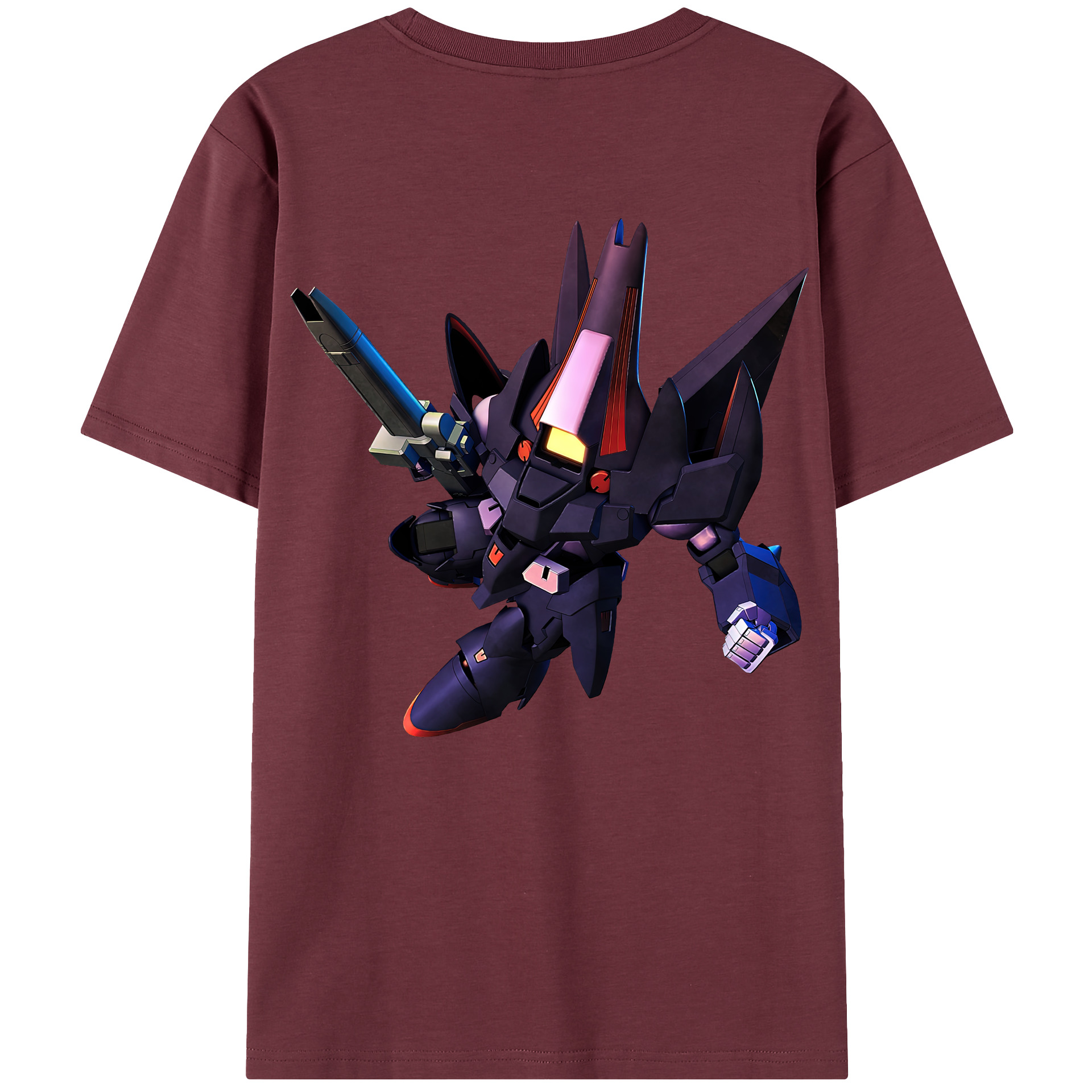 （画像用） 機動戦士ガンダム Mobile Suit Gundam 綿100％半袖Tシャツ（背面プリント）